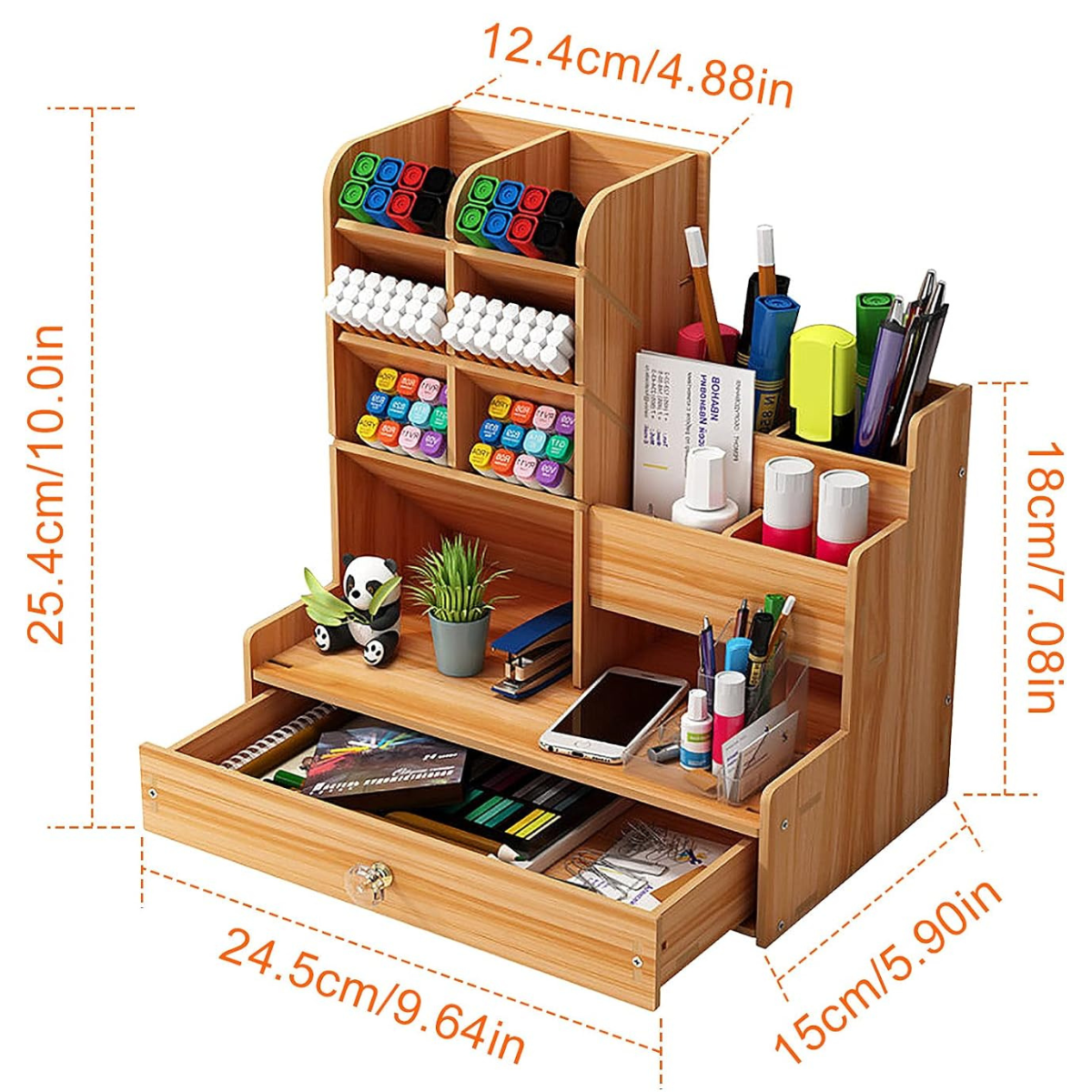 Organizador para Escritorio de Madera - Imagen 3