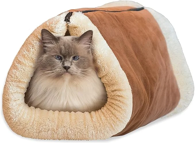 Alfombra y cama tubular para gatos - Imagen 7