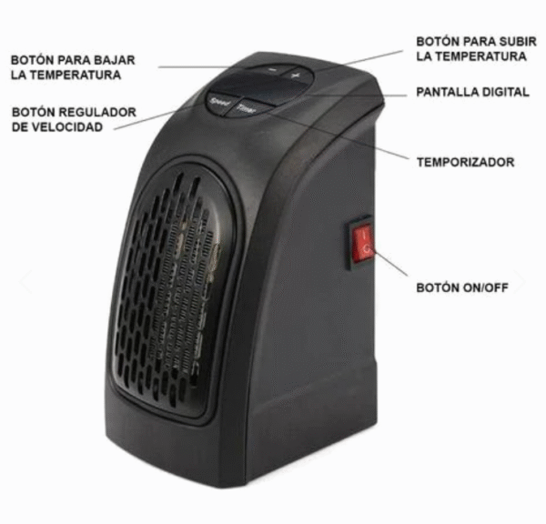 Calefactor eléctrico de bajo consumo - Imagen 4