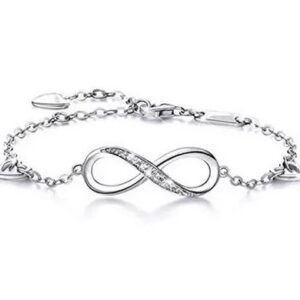 Pulsera Plata 925 Símbolo Amor Infinito