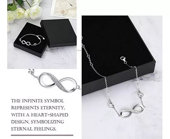 Pulsera Plata 925 Símbolo Amor Infinito - Imagen 3