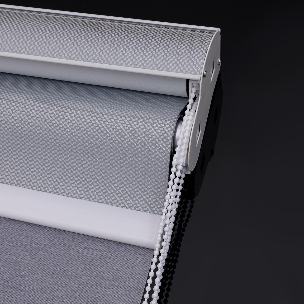 Cortina Roller Doble-Gris 100x240