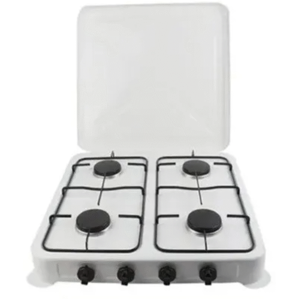 Cocina de Gas 4 Platos con Cubierta Pro