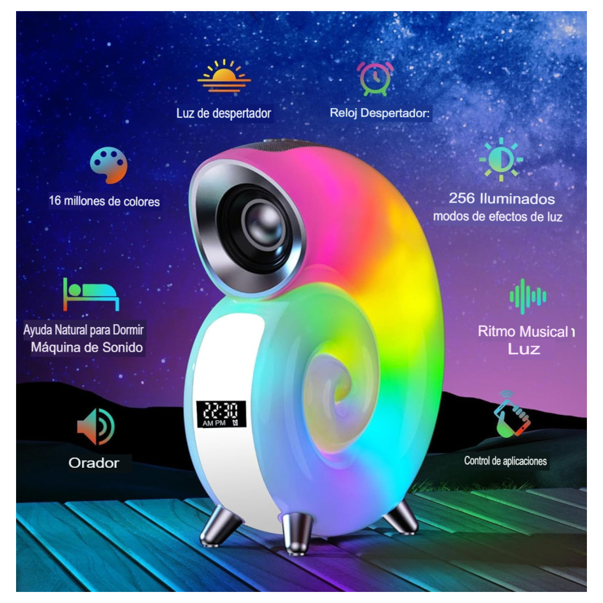 Altavoz Bluetooth Sinfonía de Caracolas - Imagen 3