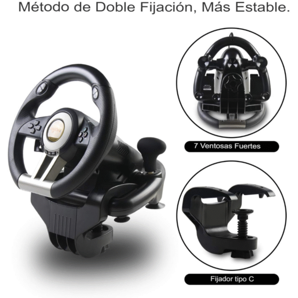 Volante Carreras PXN Palanca + Pedales - Imagen 3