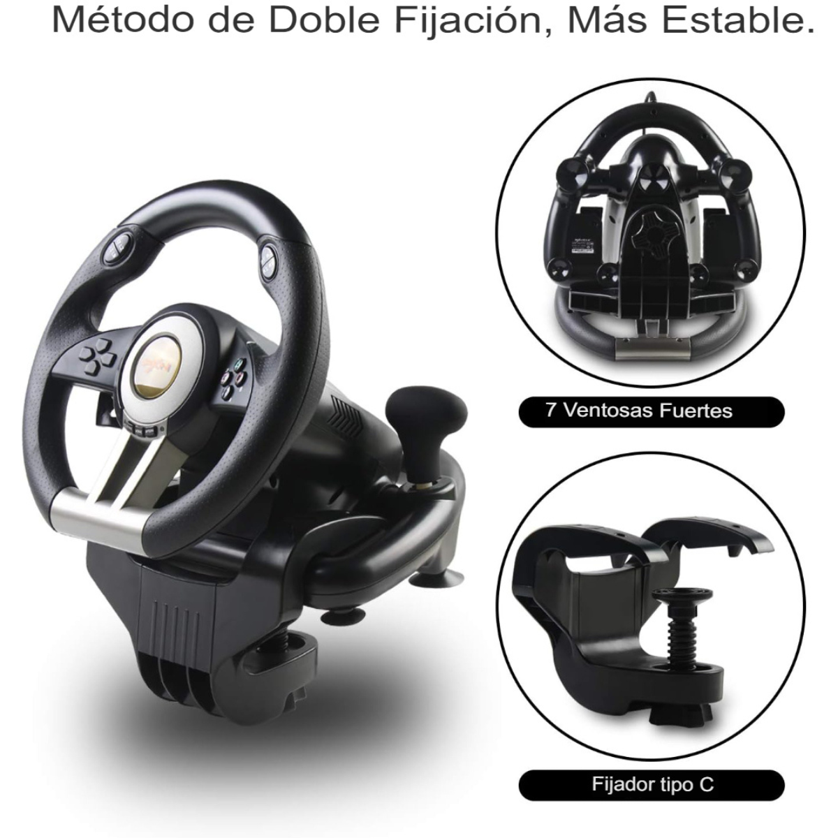 Volante Carreras PXN Palanca + Pedales - Imagen 3