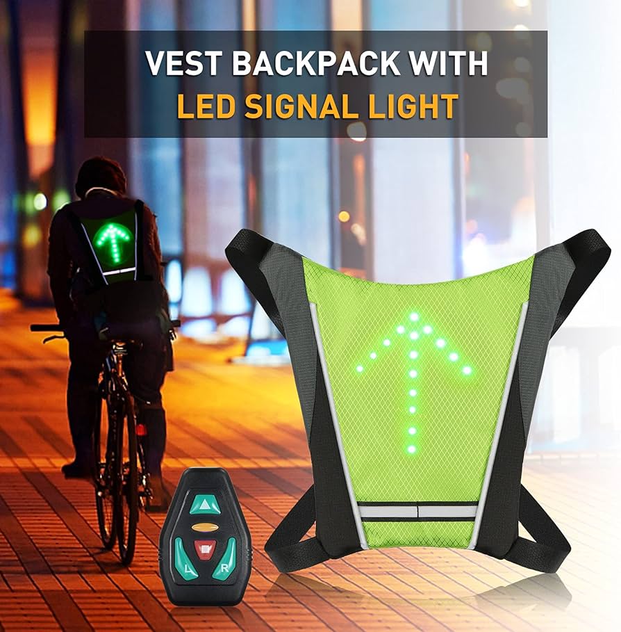 Chaleco Señalizador LED para Bicicleta-Scooter - Imagen 4