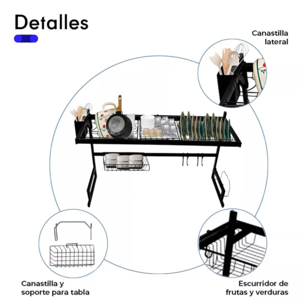 Escurridor de Platos en Altura - Imagen 4