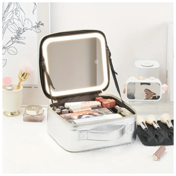 Estuche de Maquillaje + Espejo Luminoso - Imagen 4
