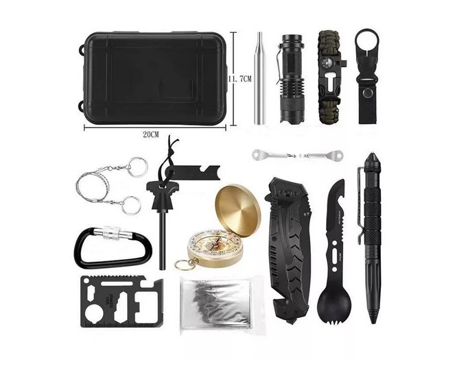 Kit Herramientas De Supervivencia Camping - Imagen 2