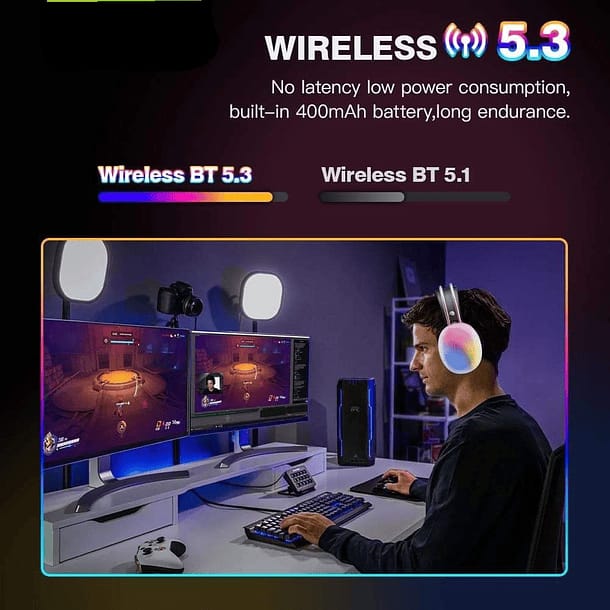 Auriculares Inalambricos Bluetooth 5.3 M - Imagen 4