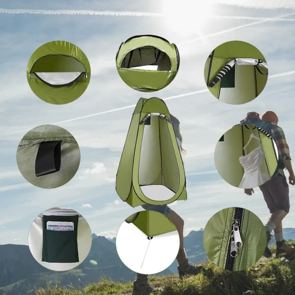 Carpa Tienda de Campaña Vestidor Camping - Imagen 2