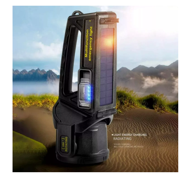 Linterna Lámpara Solar LED Recargable - Imagen 2