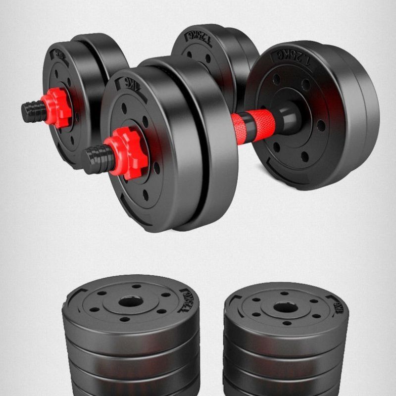 Set Mancuernas Y Barra Armable 20kg Pesa - Imagen 2