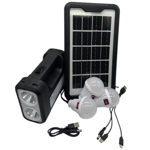 Kit Solar Emergencia Recargable Portátil - Imagen 3