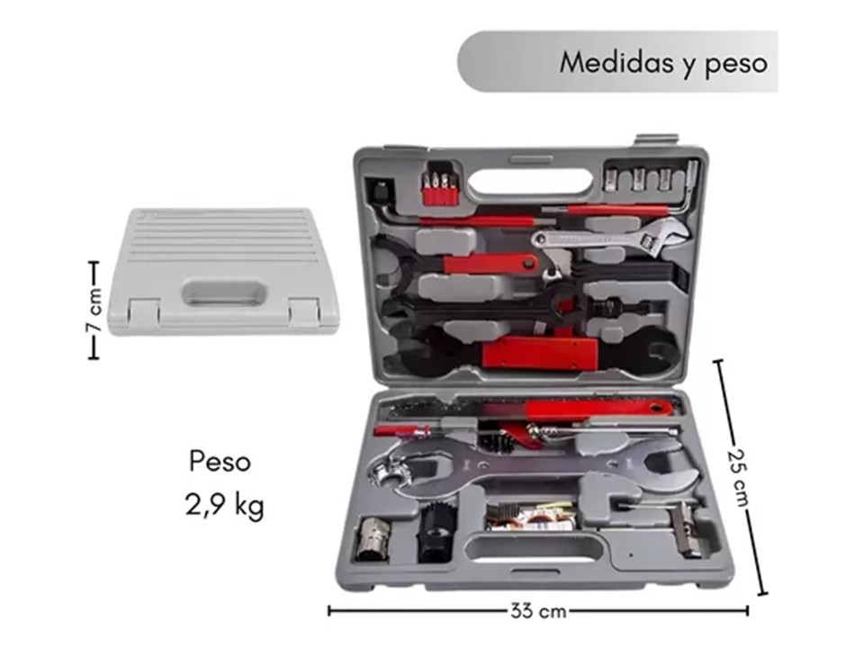 Kit herramienta Bicicleta 44 Piezas - Imagen 5