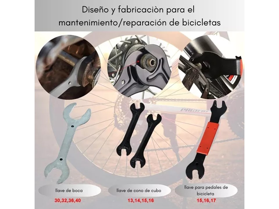 Kit herramienta Bicicleta 44 Piezas - Imagen 3