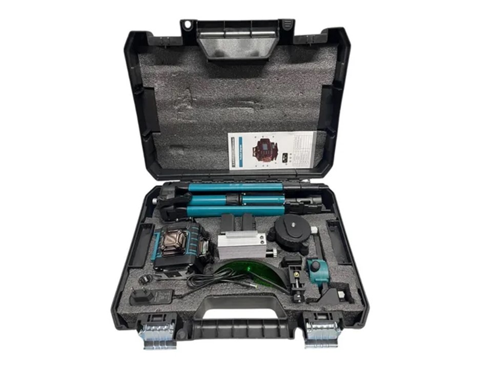 Nivel Laser 4D+Soporte 5V 2 Baterias - Imagen 3