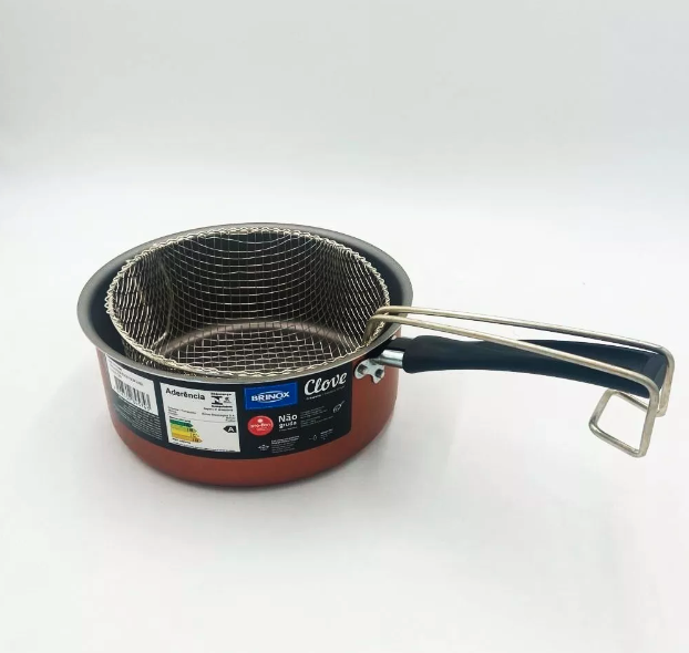 Olla Freidora Con Cestillo Aluminio Brin - Imagen 2