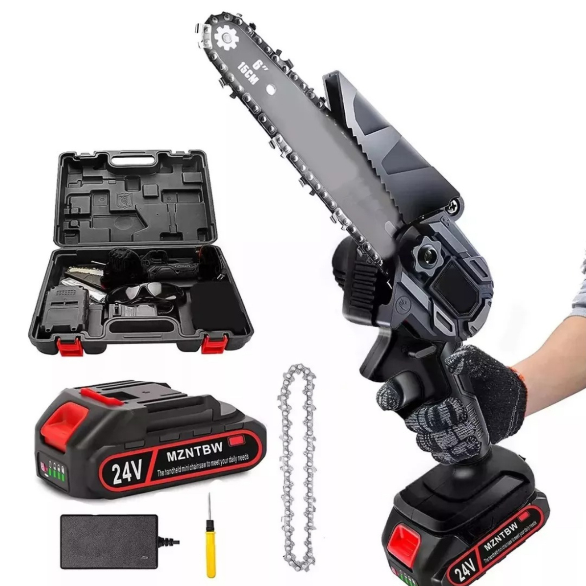 MIni motosierra eléctrica 4" - Imagen 2