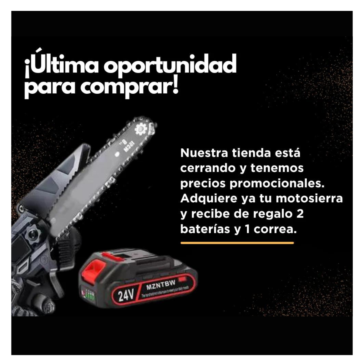 MIni motosierra eléctrica 4" - Imagen 4