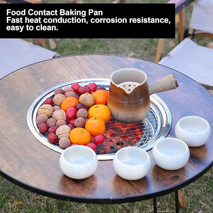 Mesa plegable con parrilla - Imagen 4