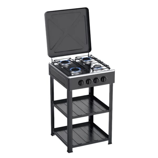 Cocinilla 4 Quemadores a Gas Con Patas - Imagen 2