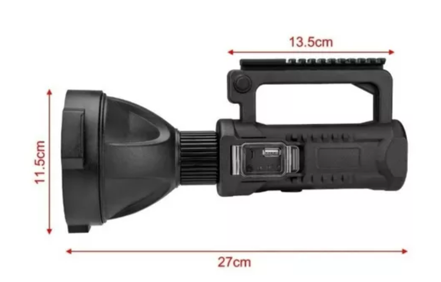 Linterna LED portátil recargable - Imagen 4